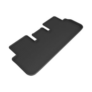 Tesla Model S Floor Mats - Rear - 3D MAXpider - Kagu Series - Black - `21-`23 Tesla Model S Floor Mats - Rear - 3D MAXpider - Kagu Series - Black - `21-`23